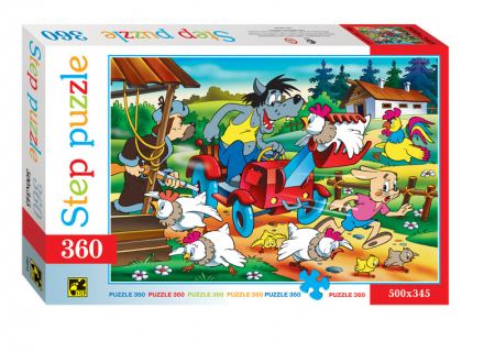 Пъзел ​​Nu, Pogodi! Crazy Tractor 360 елемента