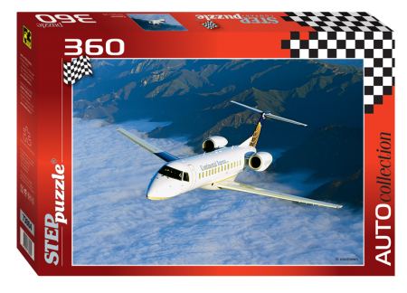 Пъзел ​​Airplane Embraer ERJ 145 - 360 елемента