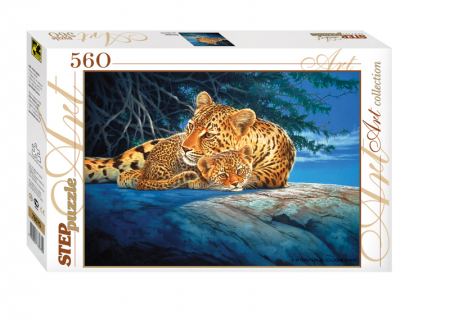 Пъзел Leopards 560 елемента
