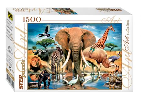 Пъзел World of animals 1500 елемента 
